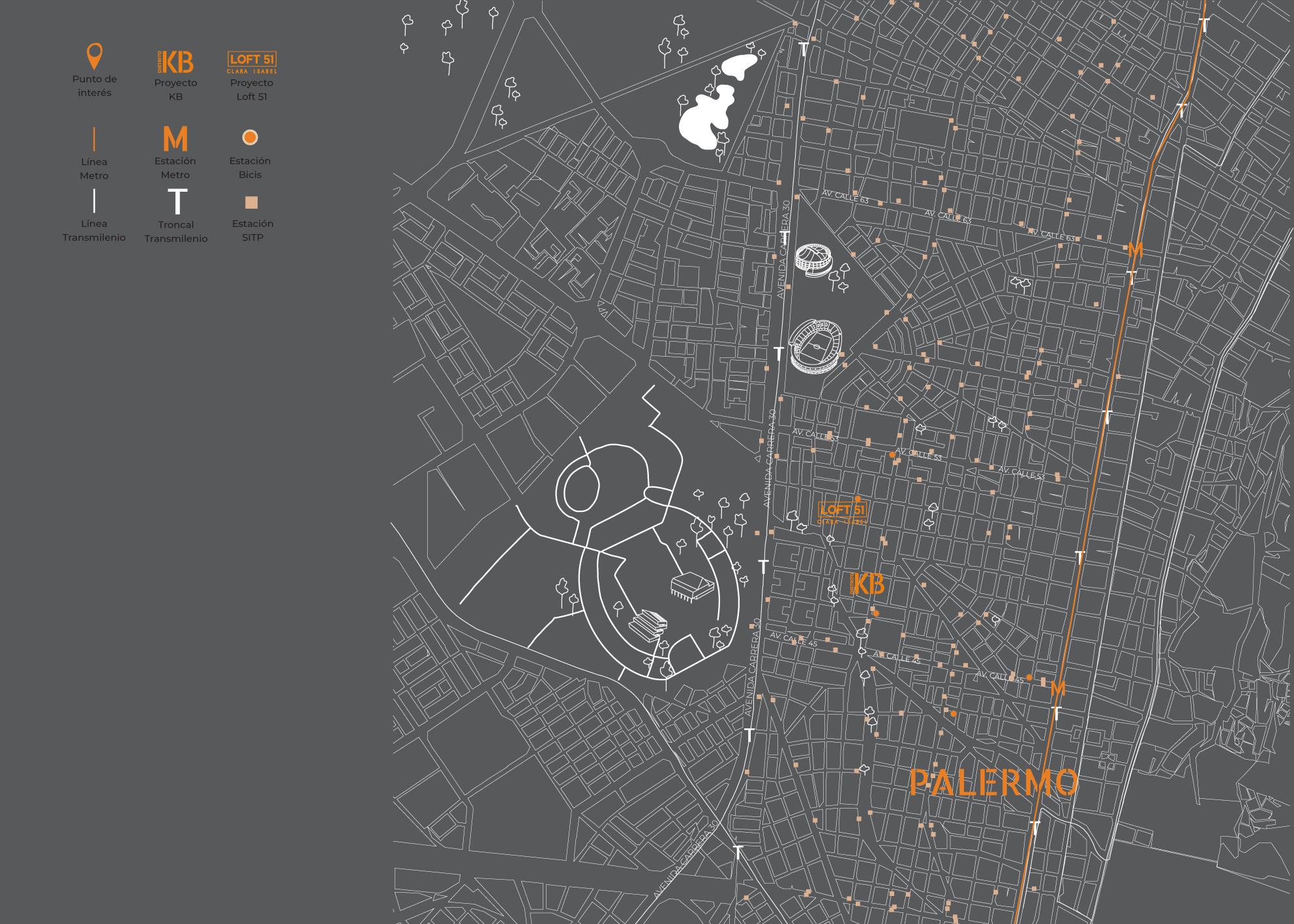 Mapa Palermo KB
